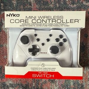 Mini Wireless Core Controller for Nintendo Switch - White - NIB & Sealed